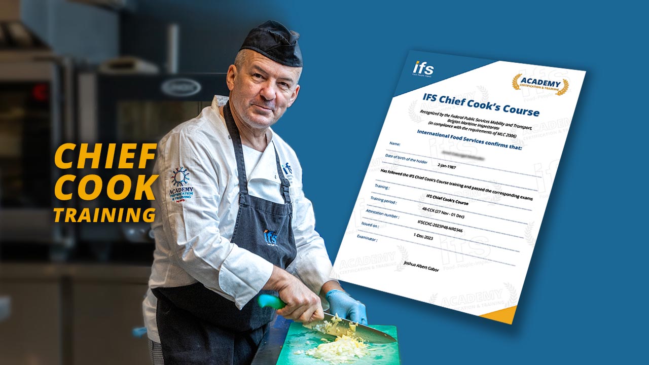 IFS SHIPCOOKS TRAINING